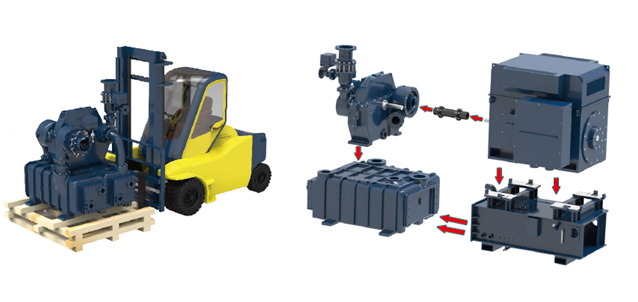 TIM Seria Centrífugo Compresor de Aire