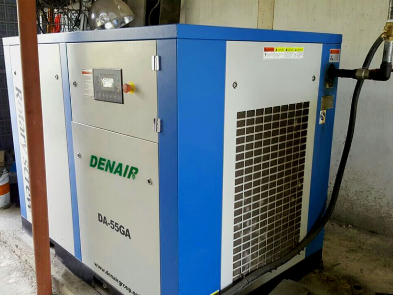 DENAIR 75HP Sistema de Compresores de Aire en Tanzania