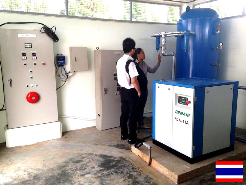 Compresor de aire para tratamiento de agua en Tailandia