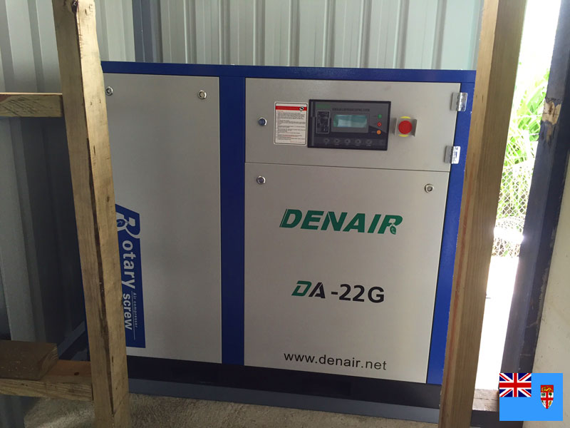 DENAIR Compresor de aire está trabajando en Fiji