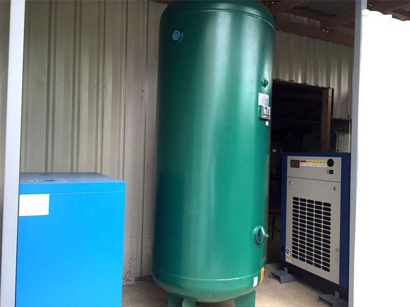 Compresor de aire está trabajando en Fiji