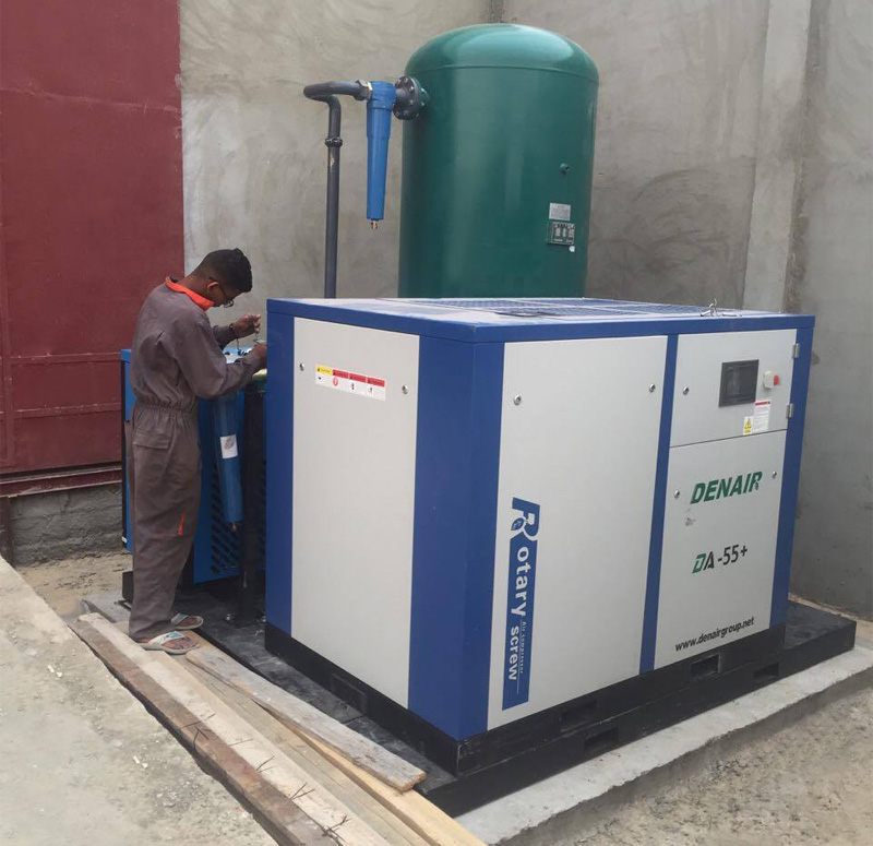 Compresor de aire de ahorro de energía en Argelia
