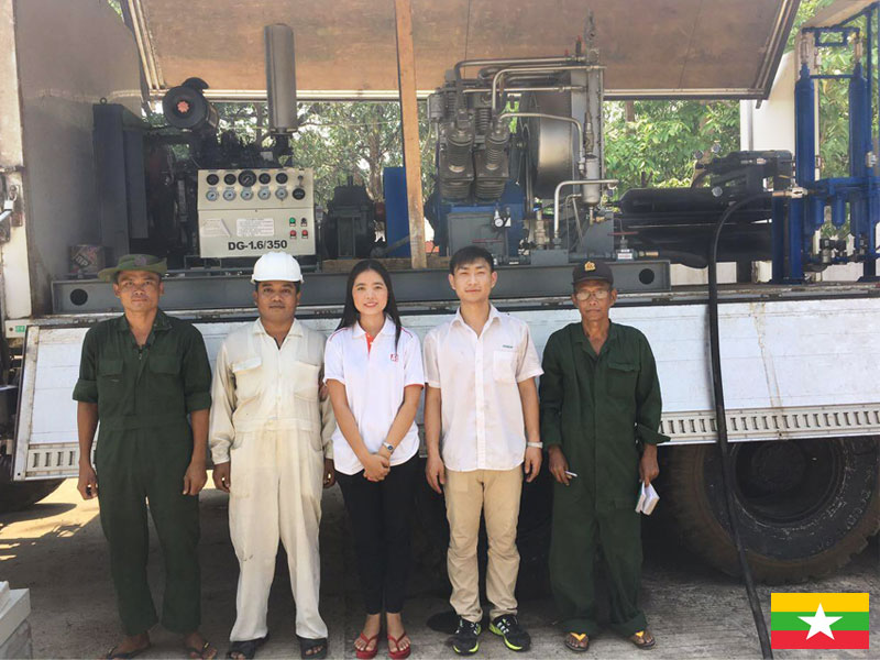 DENAIR Compresor de aire de alta presión en Myanmar